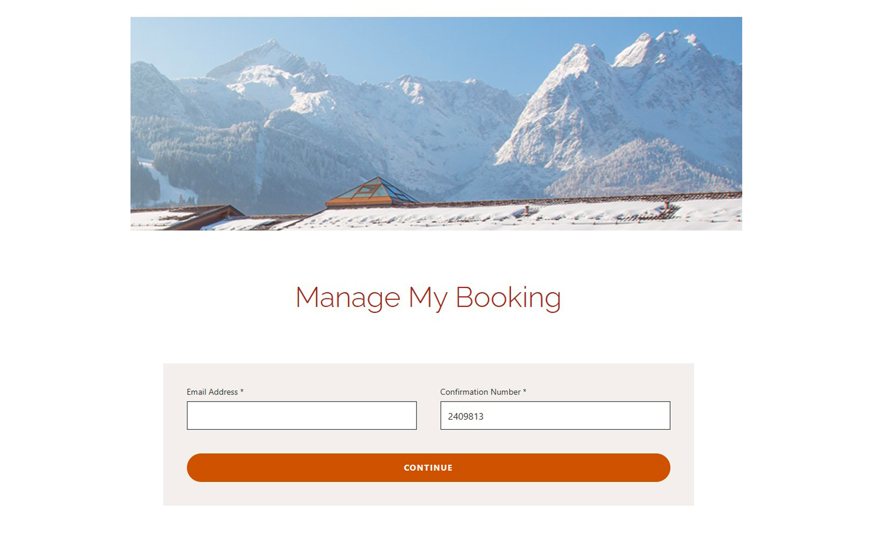 Manage Reservation