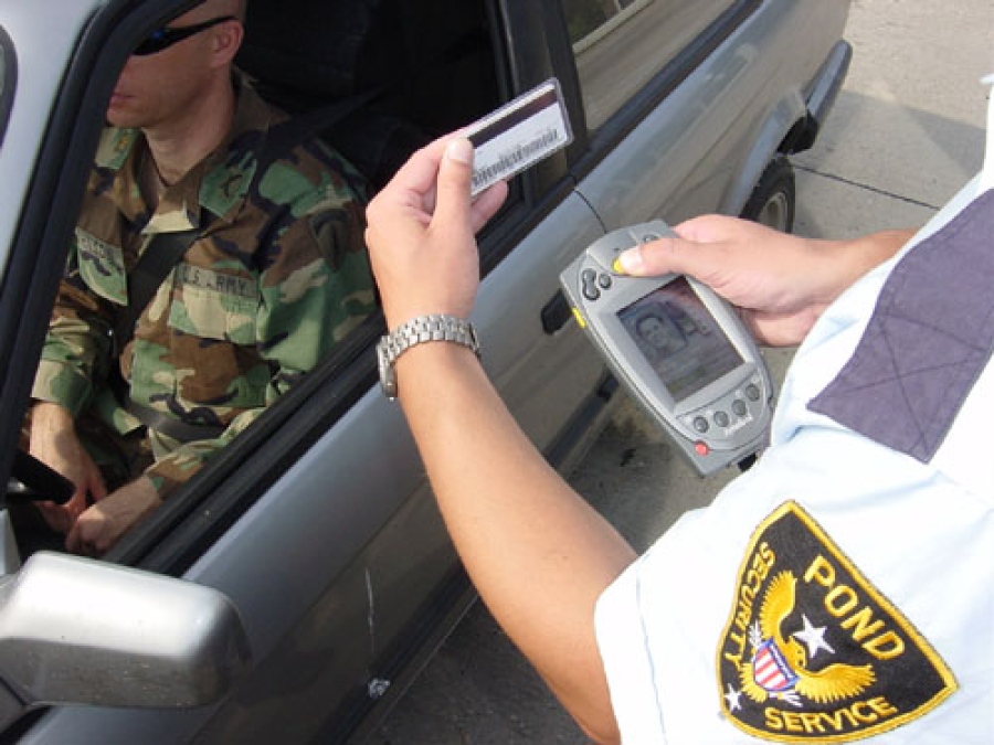 ID Scanning to enter base