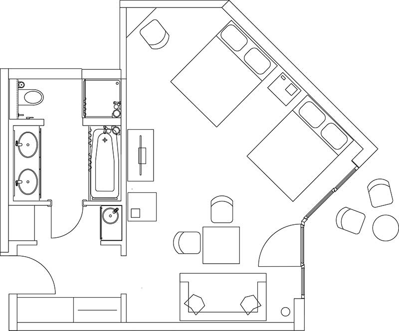 Junior Suite Layout
