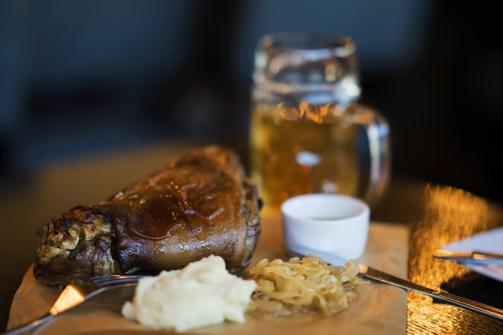 Beer with a Bavarian Meal
