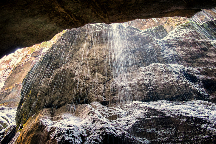 Partnach Gorge waterfall