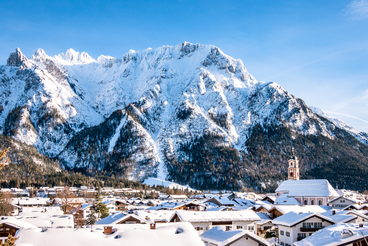 Bavarian Alps in Winter
