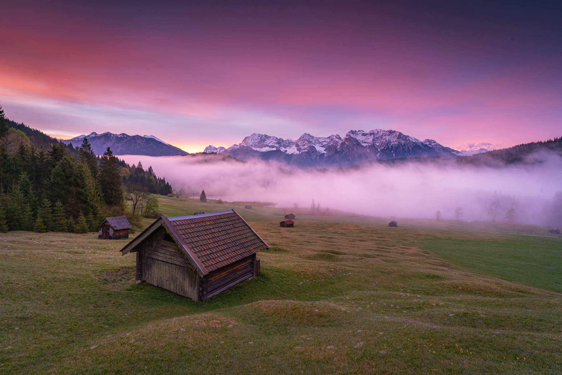 View of the German Alps