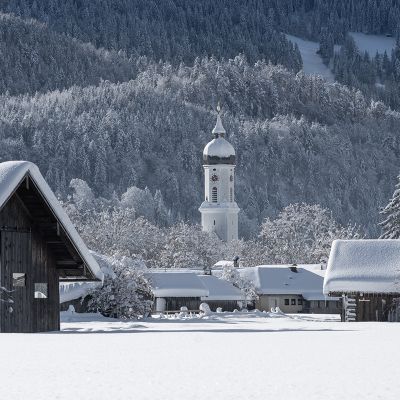 Bavarian Alps in Winter