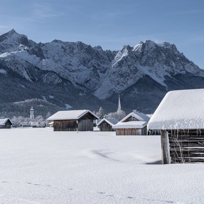 Bavarian Alps in Winter