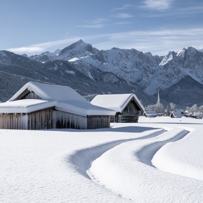 Bavarian Alps in Winter